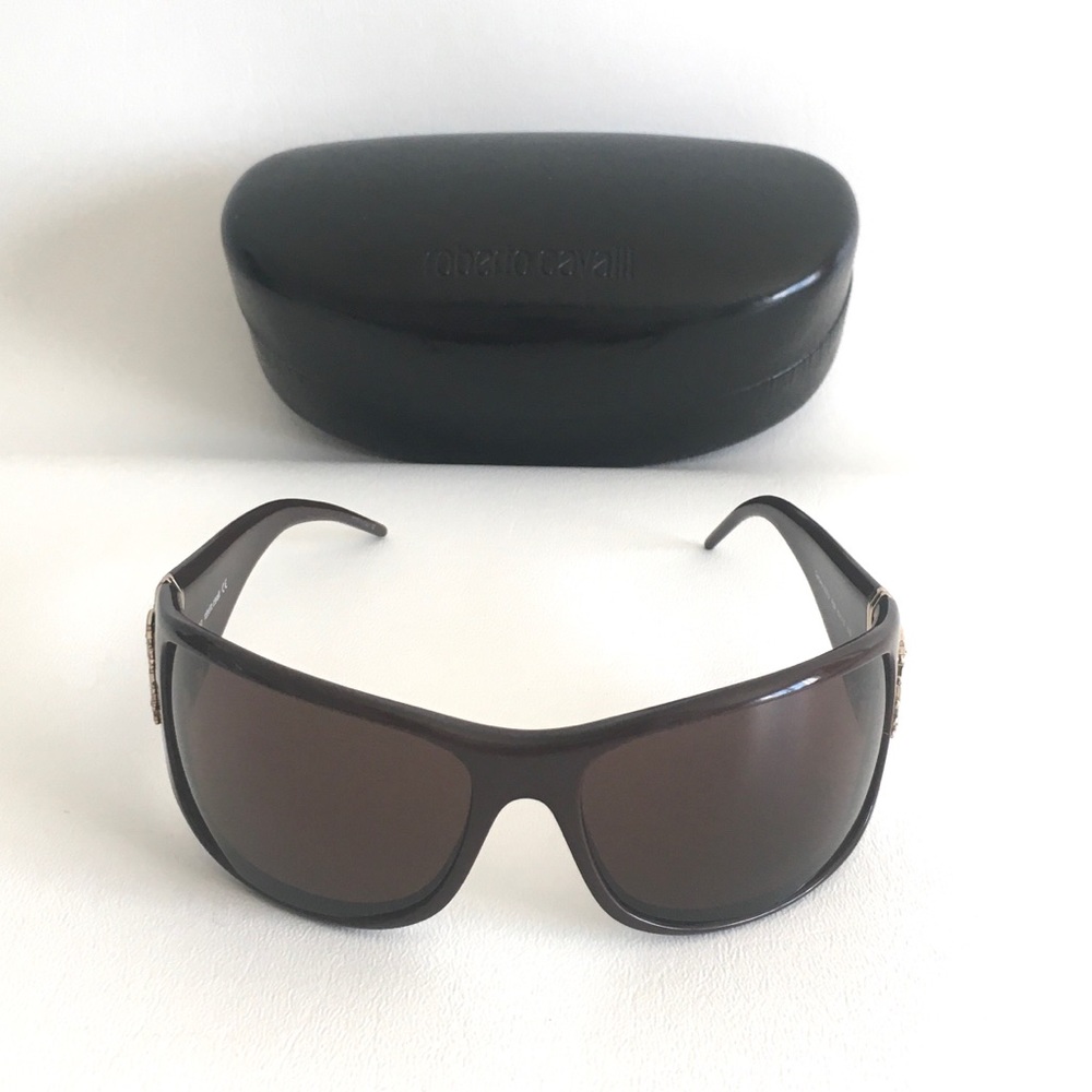 ROBERT CAVALLI DARK BOWN SUNGLASSES